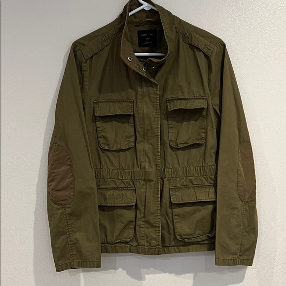 Love Tree Olive Green Women's Jacket - Picture 1 of 4